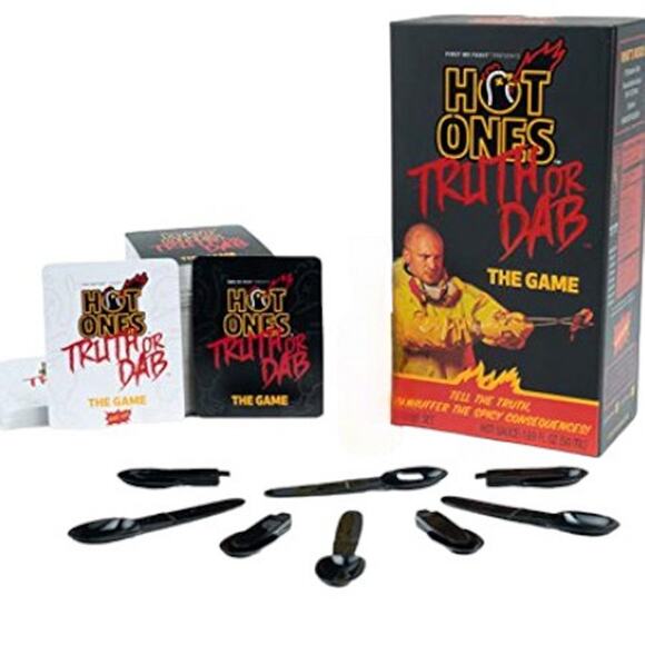 Hot Ones Truth or Dab the Game - Hot Sauce NOT Included (Ages 17+) - Picture 1 of 4
